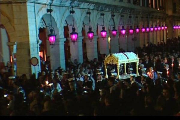prozession am Samstag Kerkyra